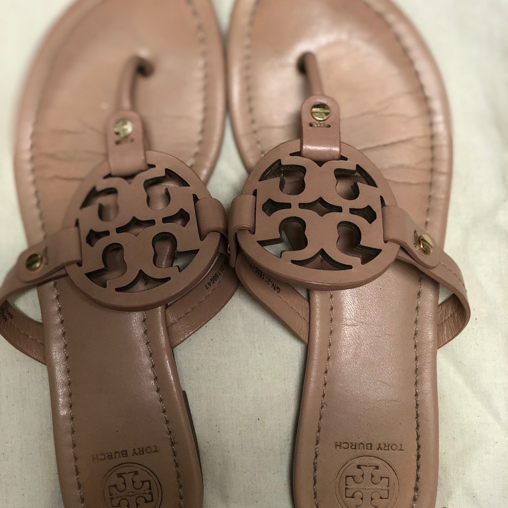 SOLD Tory Burch Miller Sandals- color Makeup